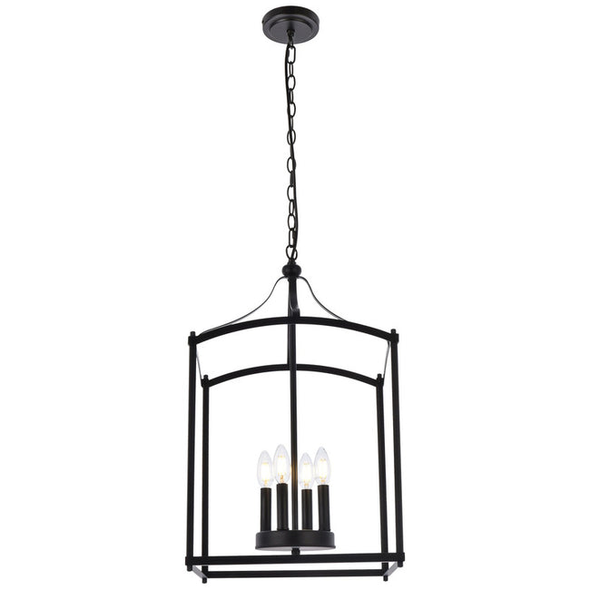 Elegant Lighting Janet 4 Light 15" Chandelier