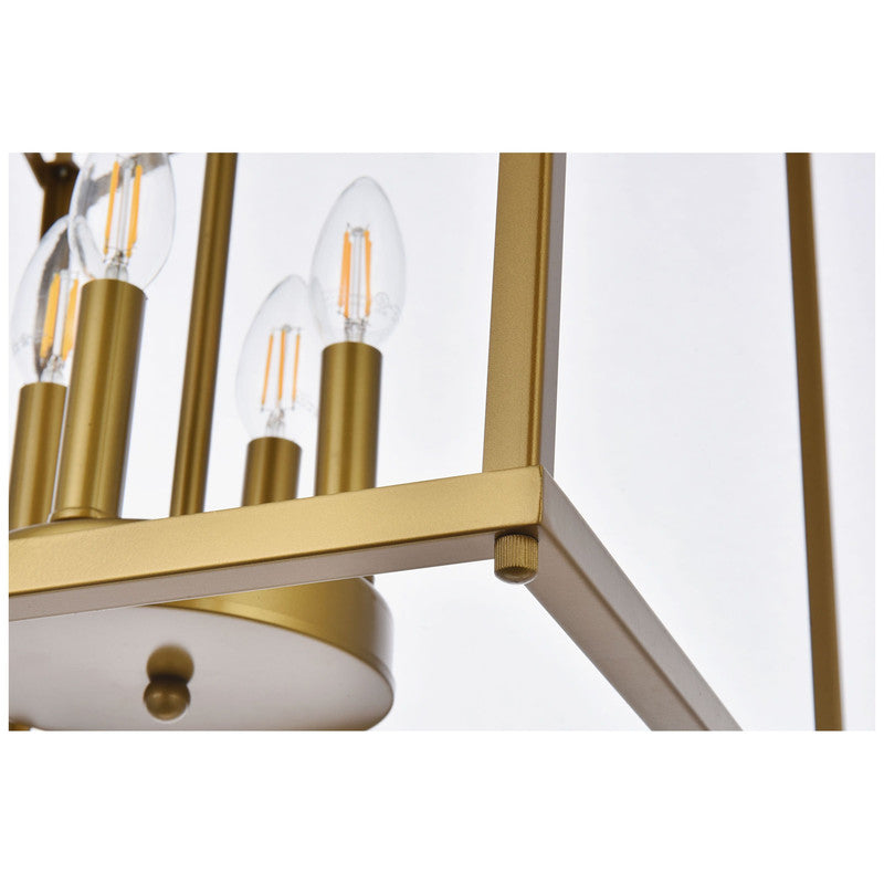 Elegant Lighting Janet 4 Light 15" Chandelier