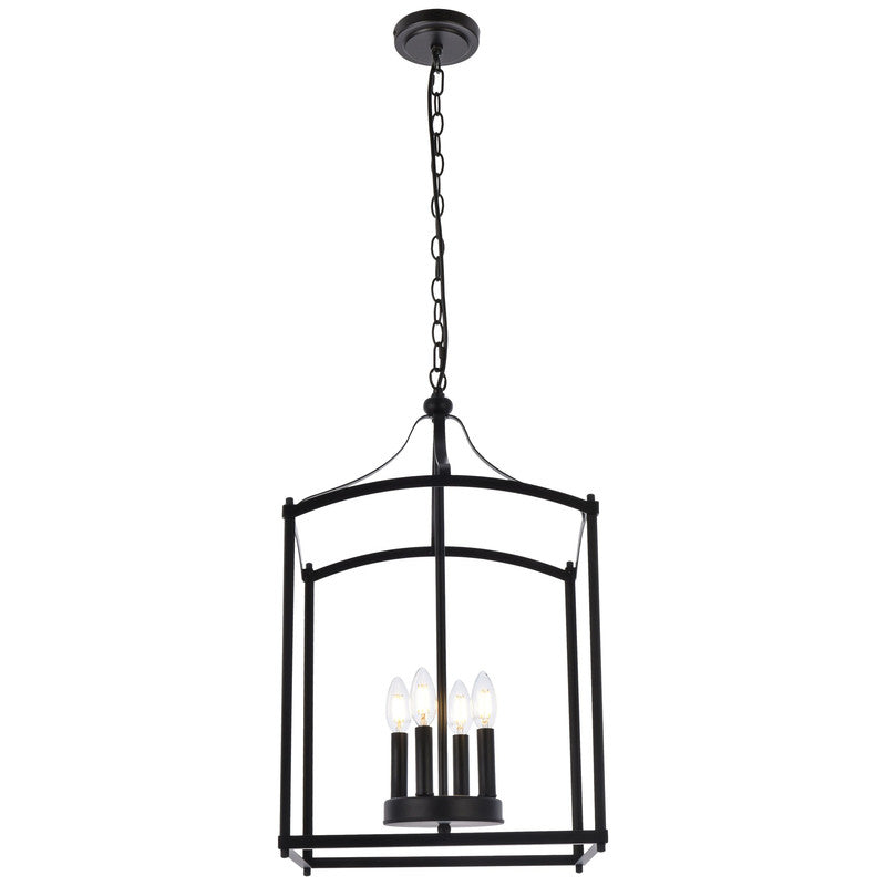 Elegant Lighting Janet 4 Light 15" Chandelier