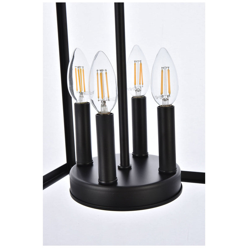 Elegant Lighting Janet 4 Light 15" Chandelier