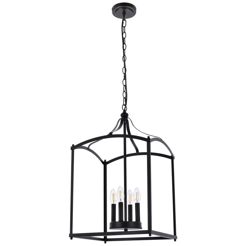 Elegant Lighting Janet 4 Light 15" Chandelier