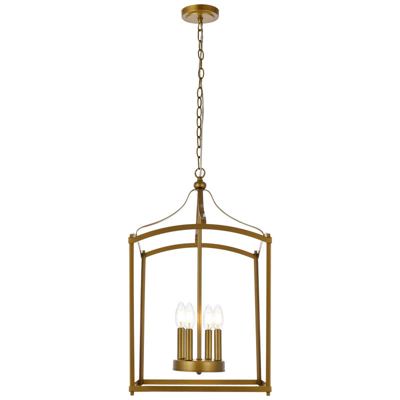 Elegant Lighting Janet 4 Light 15" Chandelier