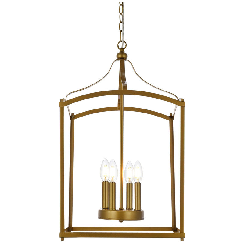 Elegant Lighting Janet 4 Light 15" Chandelier