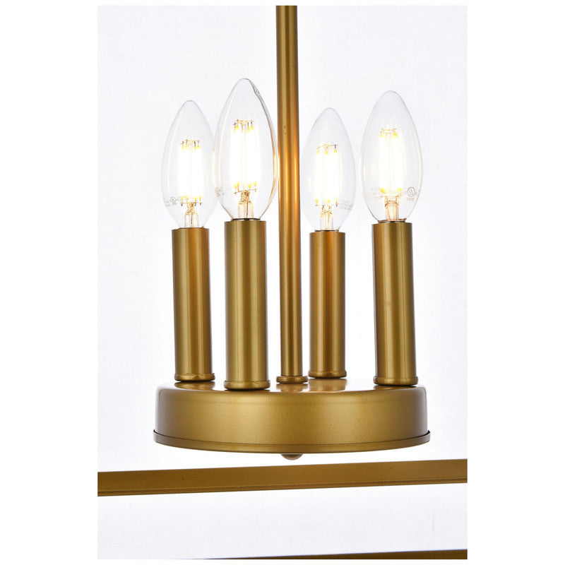 Elegant Lighting Janet 4 Light 15" Chandelier