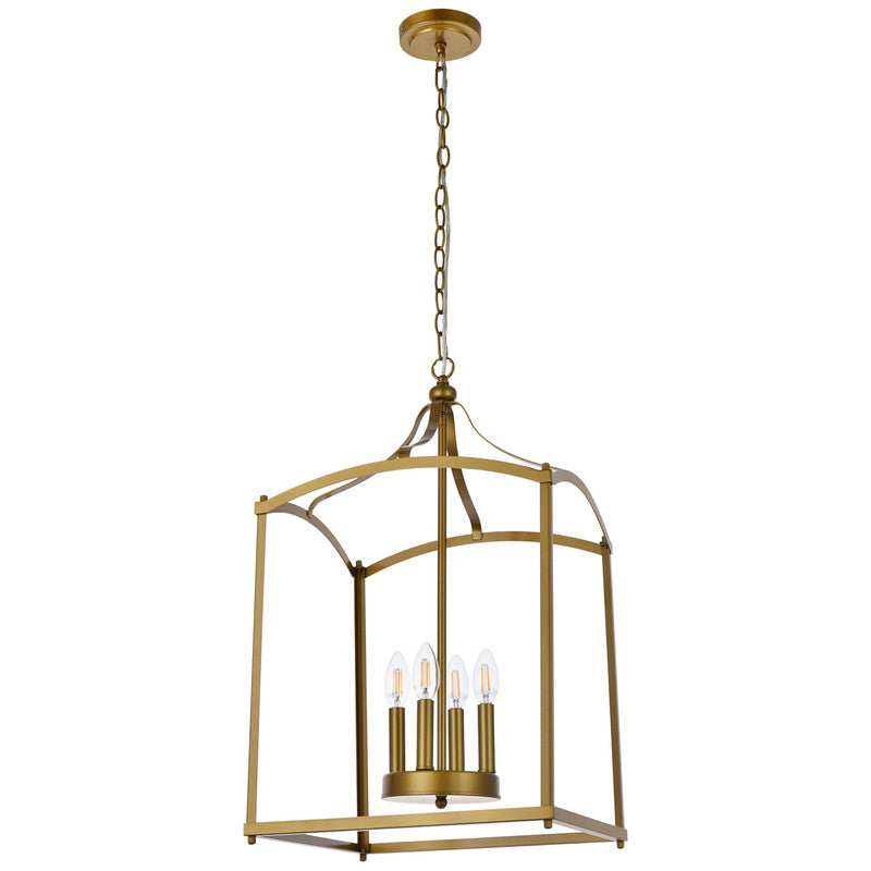 Elegant Lighting Janet 4 Light 15" Chandelier