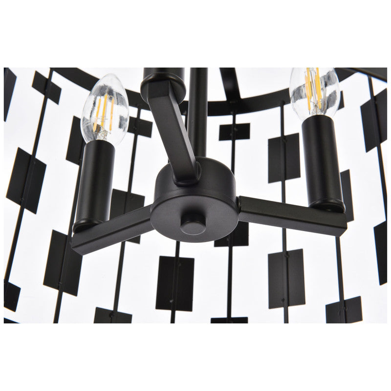 Elegant Lighting Levante 3 Light 14" Pendant