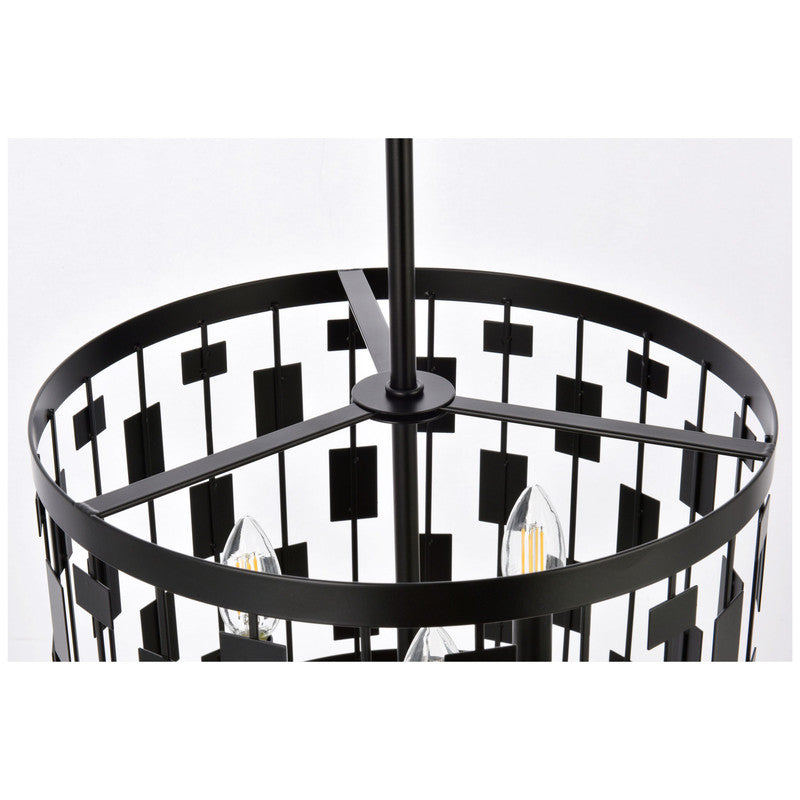 Elegant Lighting Levante 3 Light 14" Pendant