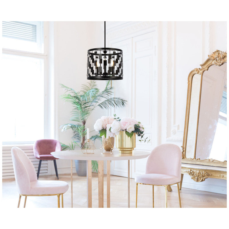 Elegant Lighting Levante 3 Light 14" Pendant