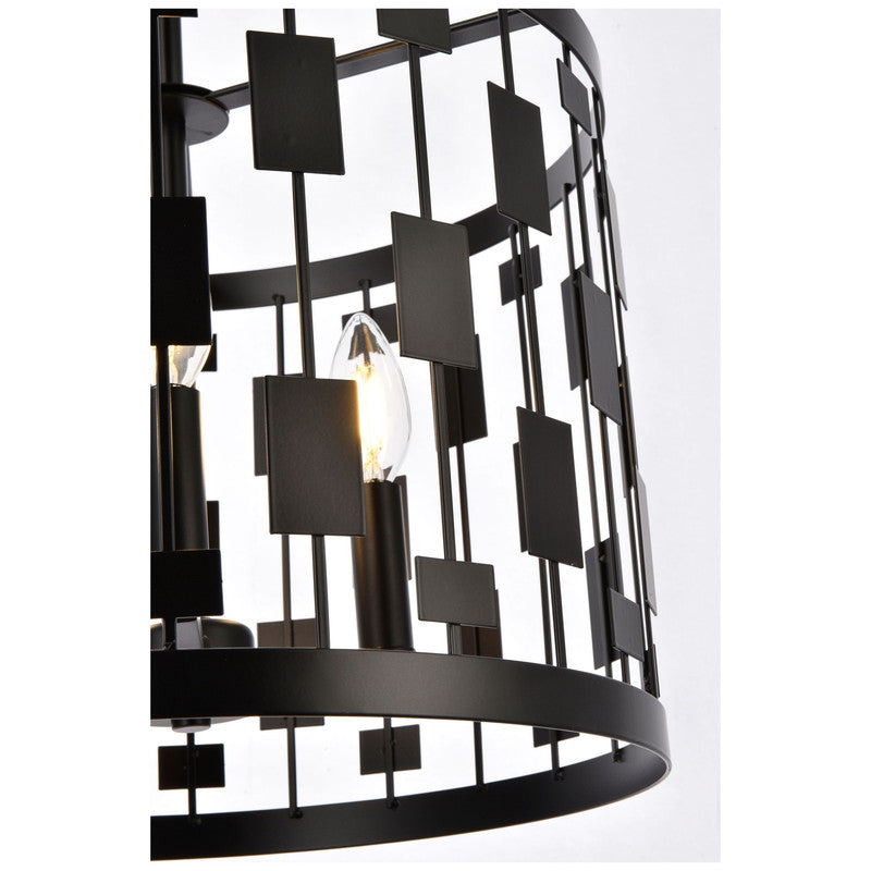 Elegant Lighting Levante 3 Light 14" Pendant