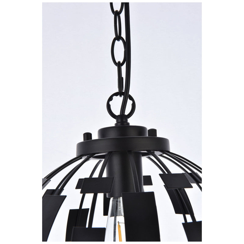 Elegant Lighting Levante 1 Light 12" Pendant