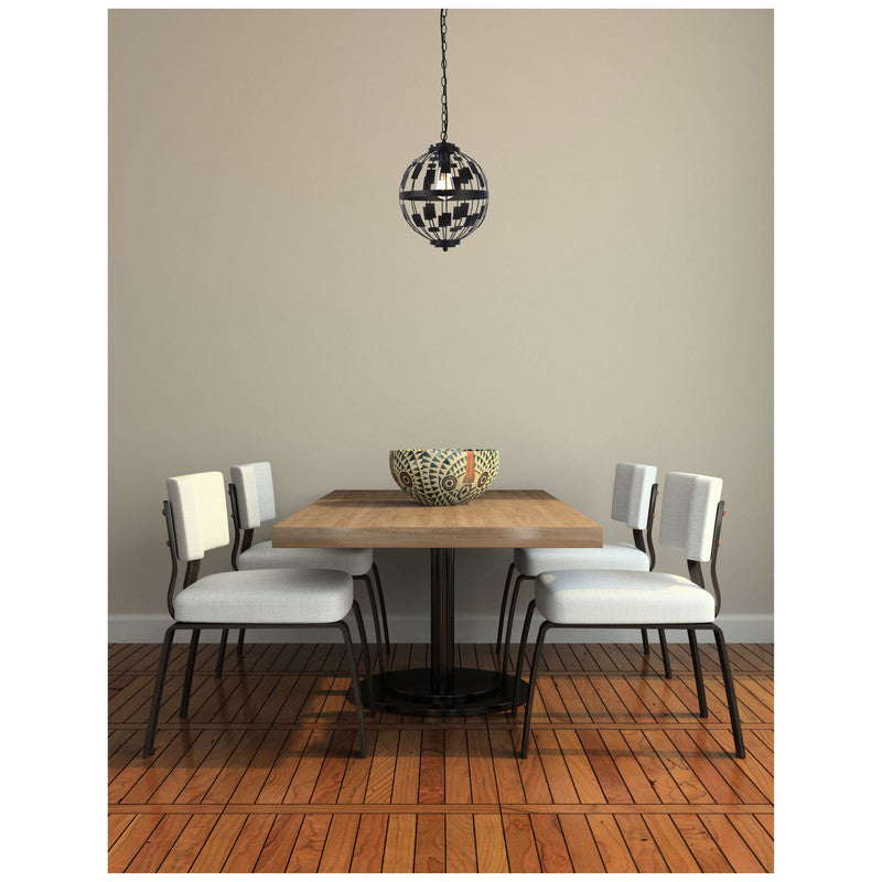 Elegant Lighting Levante 1 Light 12" Pendant