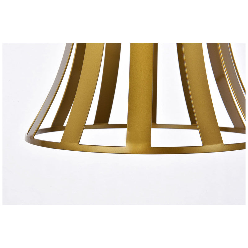 Elegant Lighting Lily 1 Light 10" Pendant