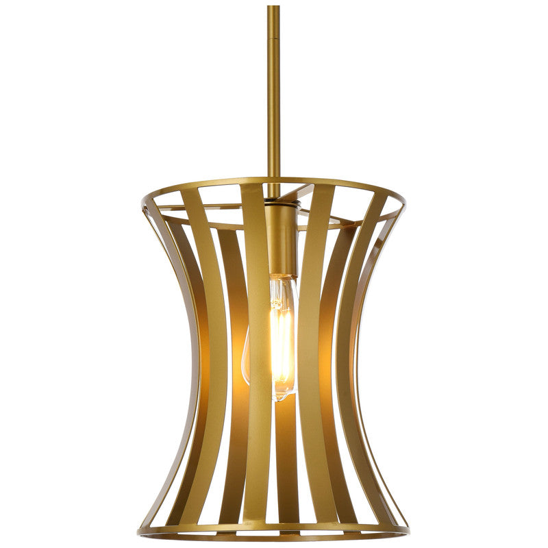 Elegant Lighting Lily 1 Light 10" Pendant