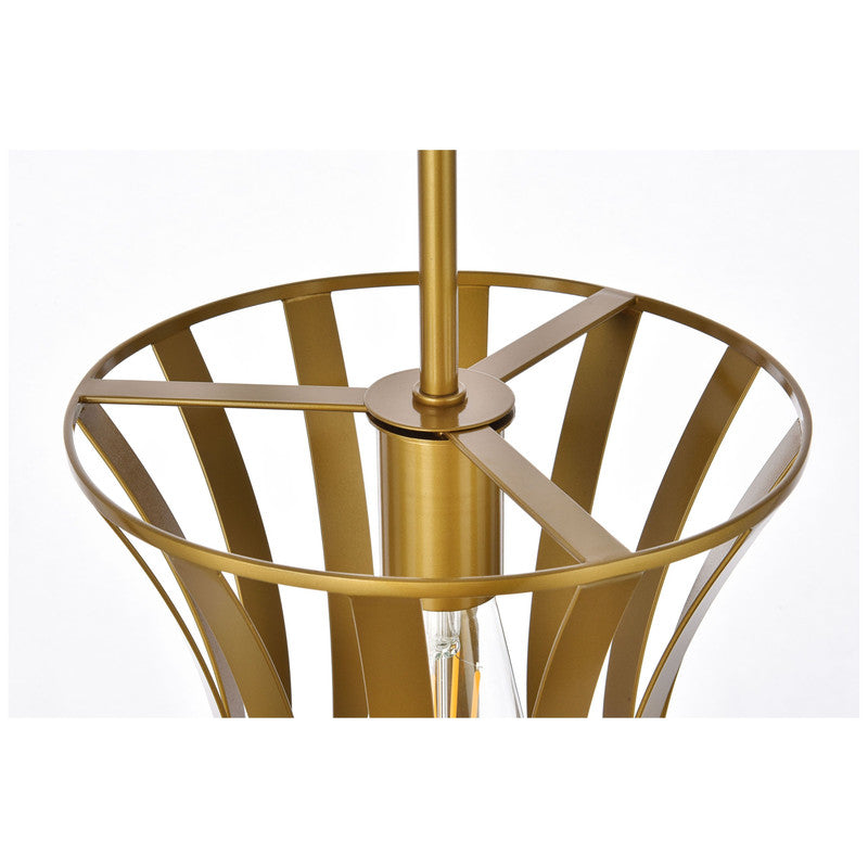 Elegant Lighting Lily 1 Light 10" Pendant