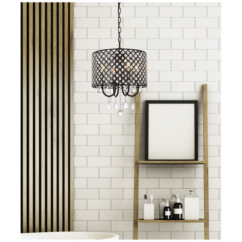 Elegant Lighting Elise 4 Light 14" Chandelier - LD711D