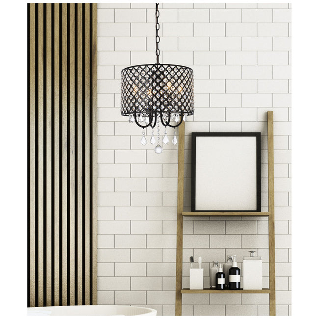 Elegant Lighting Elise 4 Light 14" Chandelier - LD711D