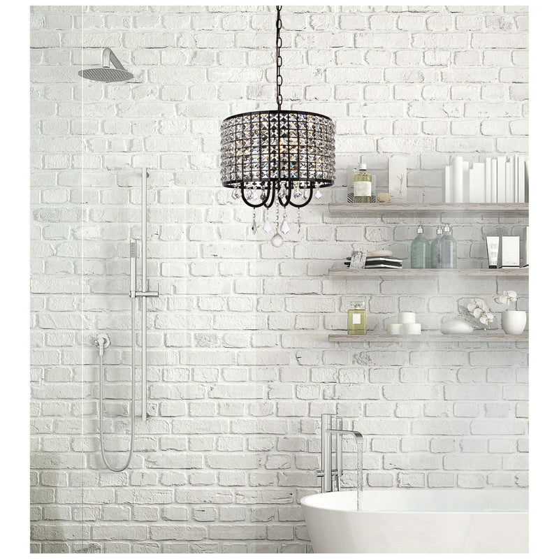 Elegant Lighting Elise 4 Light 14" Chandelier - LD713D