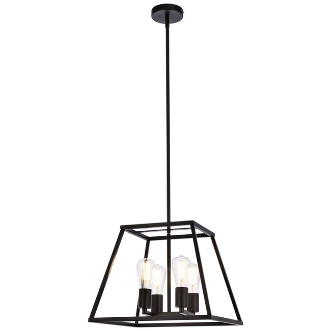 Elegant Lighting Declan 4 Light 16" Chandelier