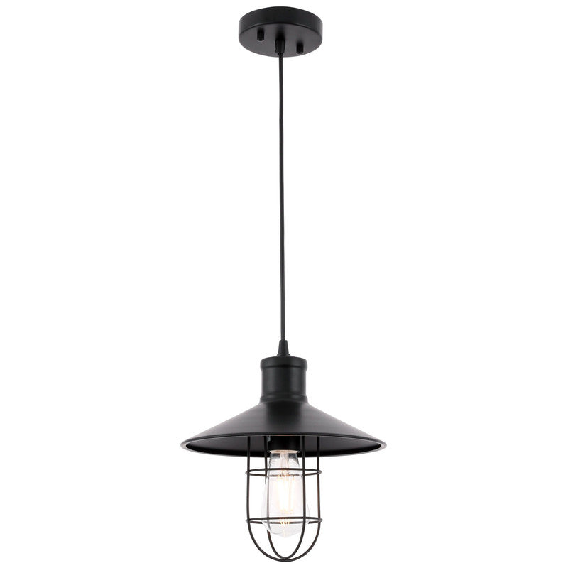 Elegant Lighting Flaneur 1 Light 11" Pendant