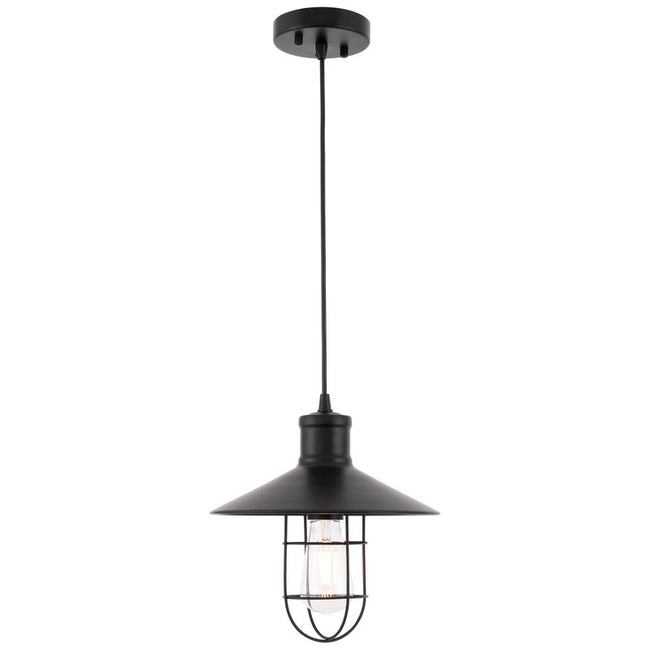 Elegant Lighting Flaneur 1 Light 11" Pendant
