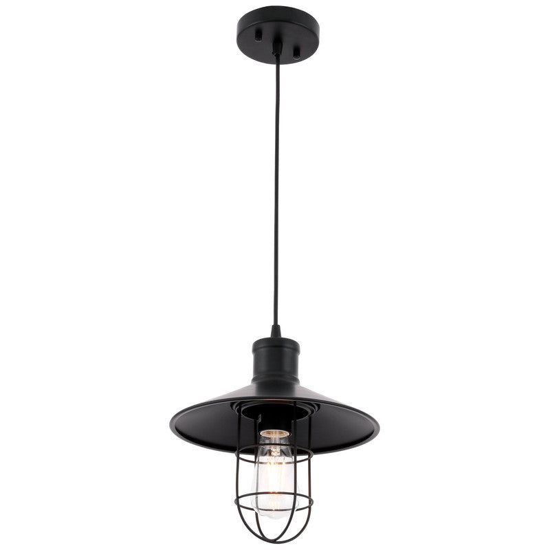 Elegant Lighting Flaneur 1 Light 11" Pendant