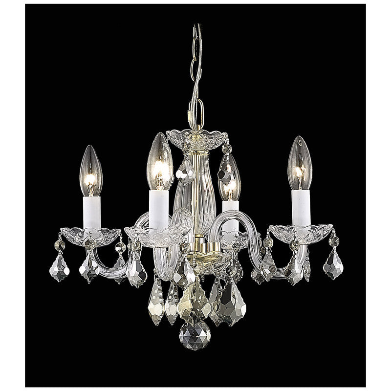 Elegant Lighting Azalea 4 Light 15" Chandelier