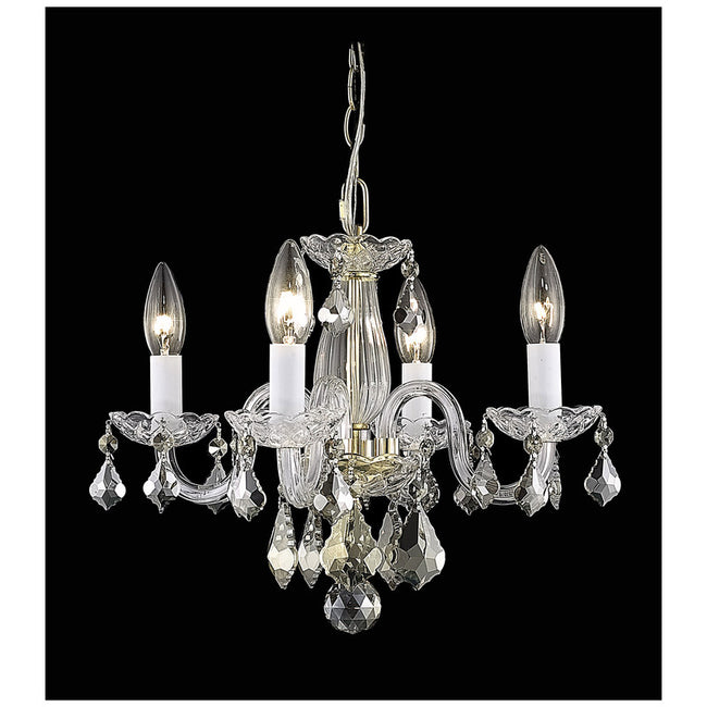 Elegant Lighting Azalea 4 Light 15" Chandelier