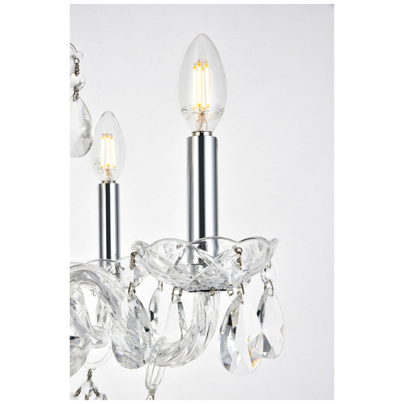 Elegant Lighting Elle 4 Light 17" Chandelier