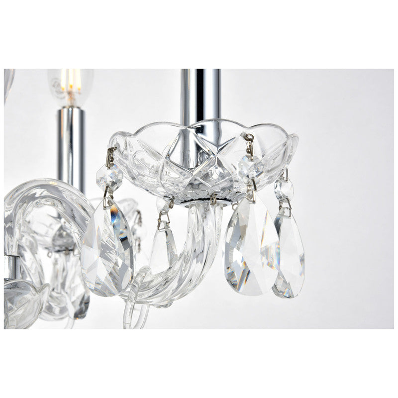 Elegant Lighting Elle 4 Light 17" Chandelier