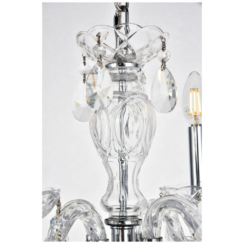Elegant Lighting Elle 4 Light 17" Chandelier