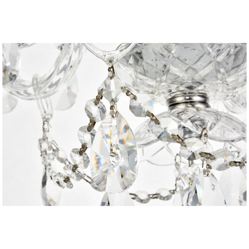 Elegant Lighting Elle 4 Light 17" Chandelier