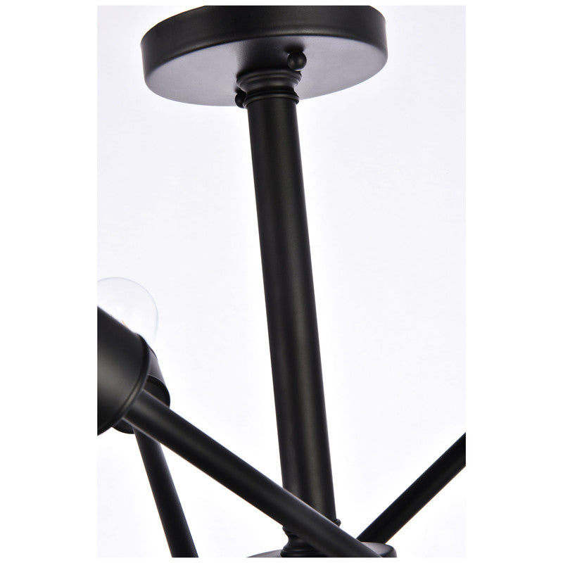 Elegant Lighting Axel 6 Light 17" Chandelier