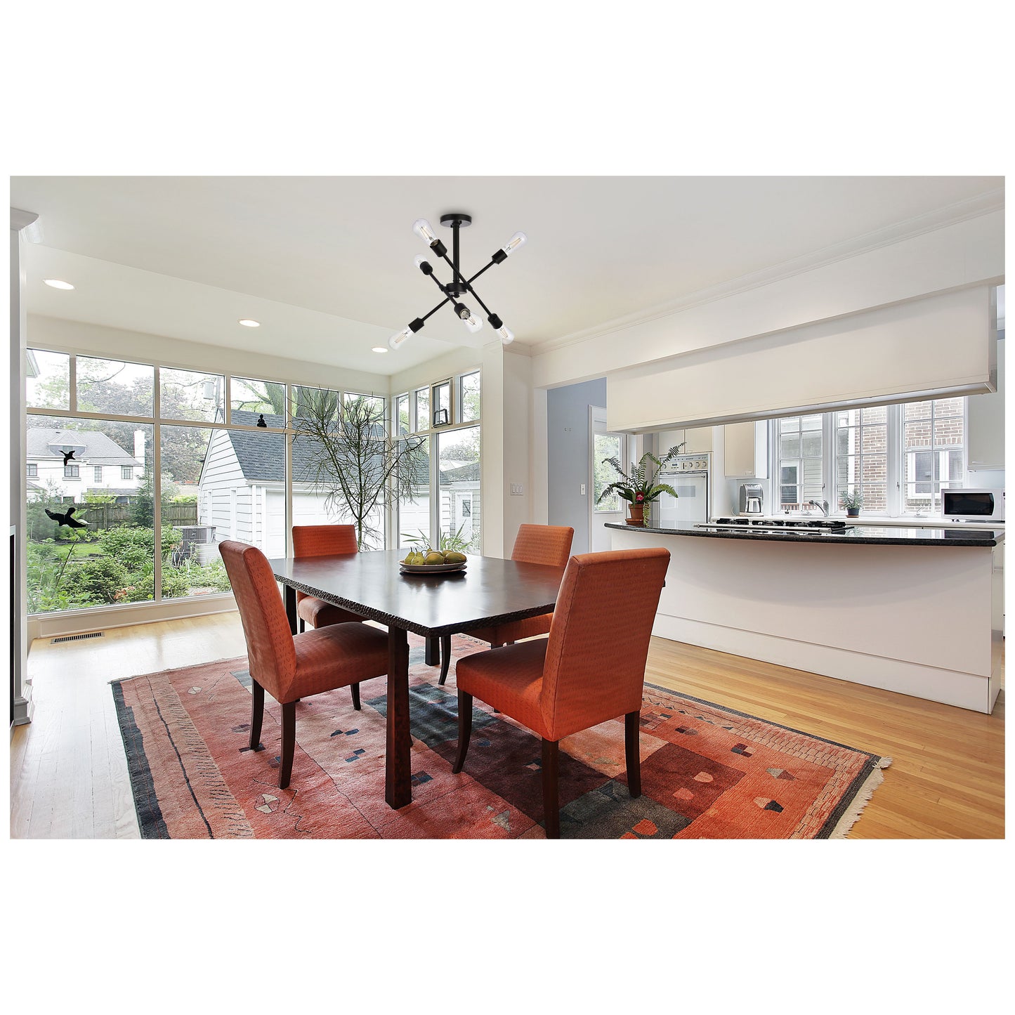 Elegant Lighting Axel 6 Light 17" Chandelier