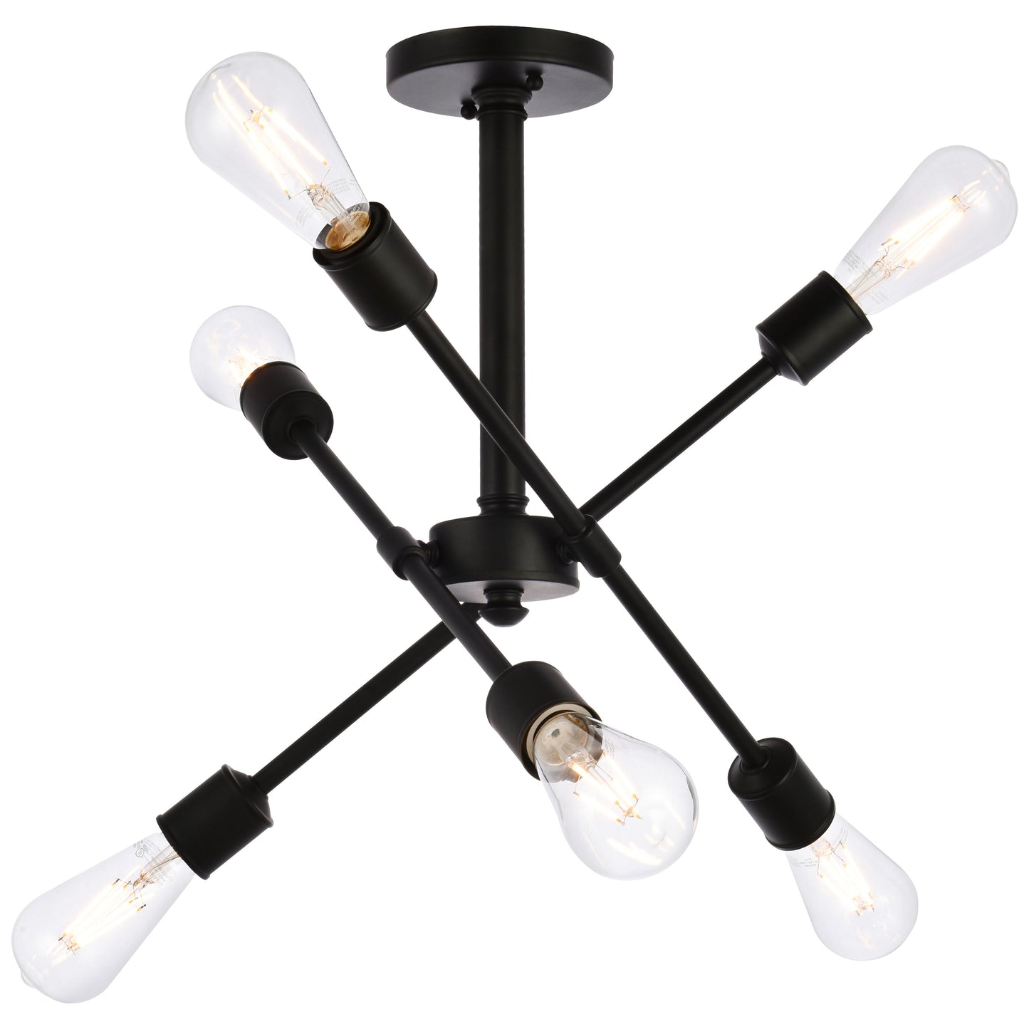 Elegant Lighting Axel 6 Light 17" Chandelier