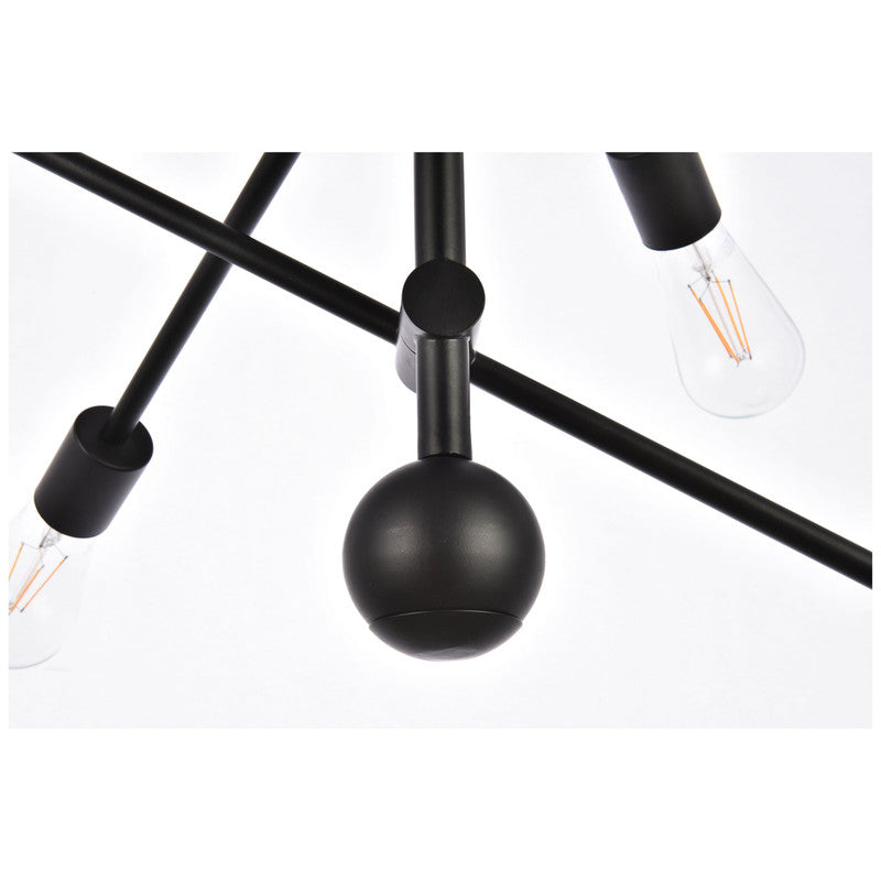 Elegant Lighting Axel 6 Light 29" Chandelier