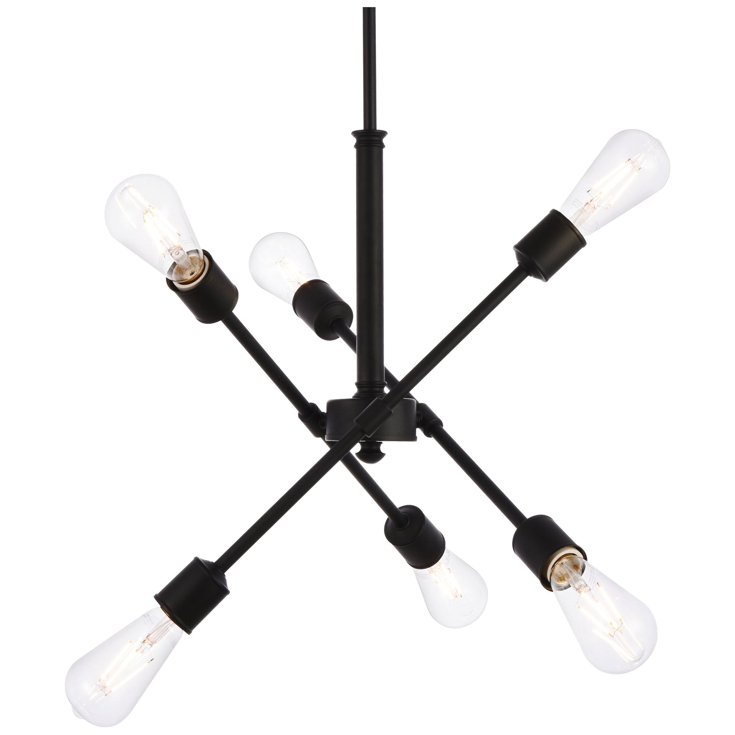 Elegant Lighting Axel 6 Light 17" Chandelier