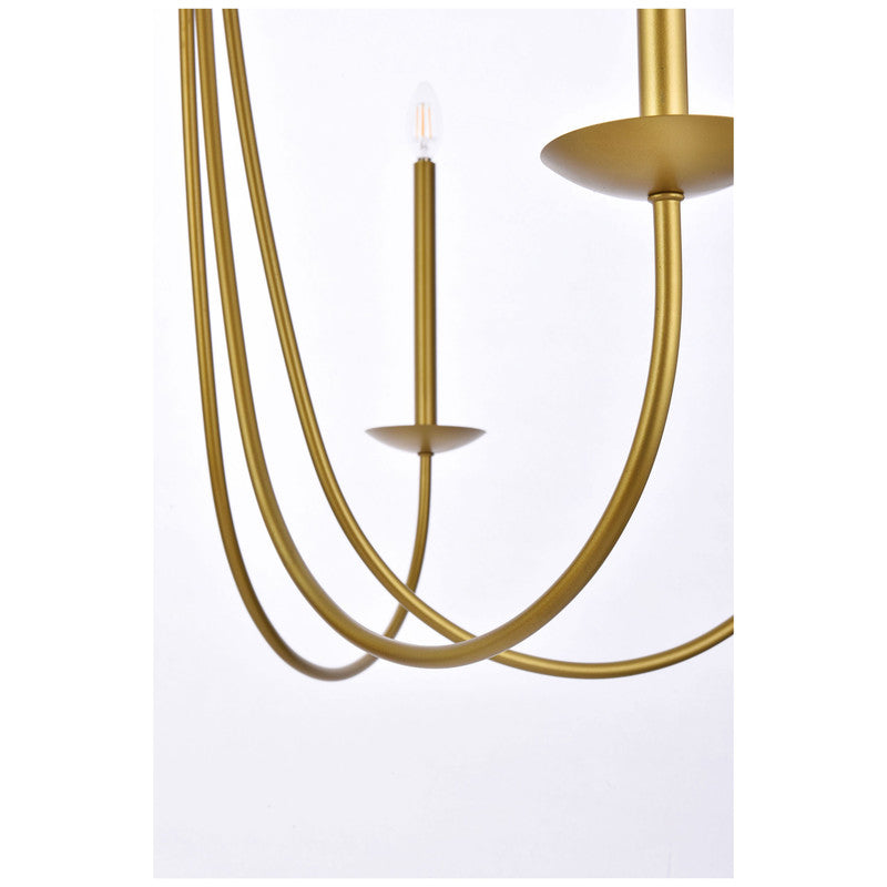 Elegant Lighting Cohen 6 Light 42" Chandelier
