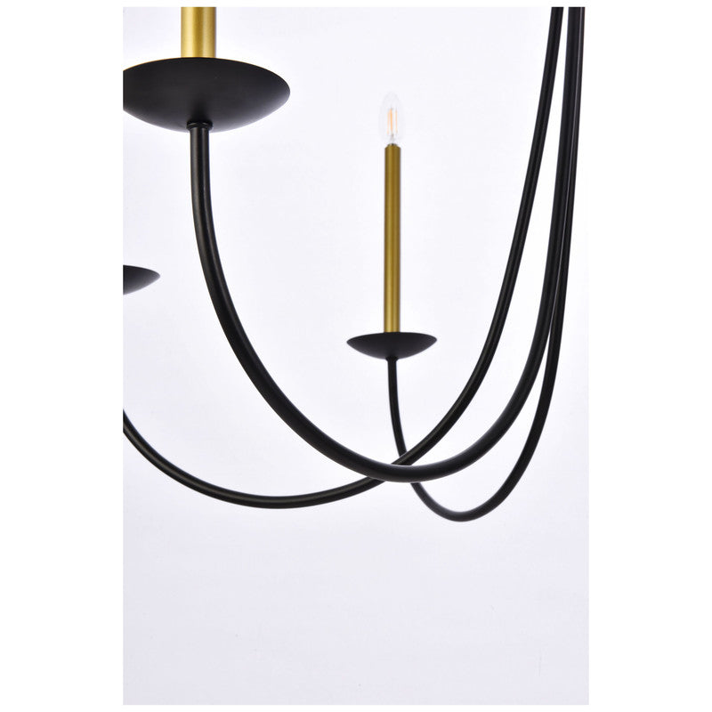 Elegant Lighting Cohen 6 Light 42" Chandelier