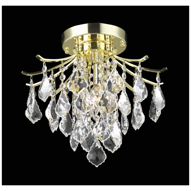 Elegant Lighting Amelia 3 Light 12" Flush Mount - LD8100F12