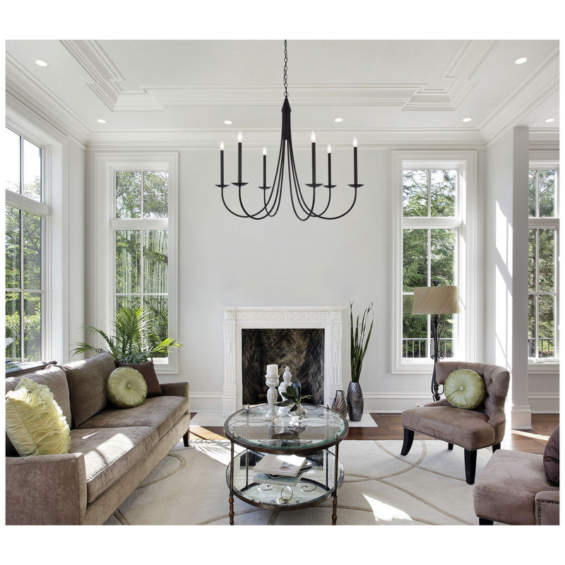 Elegant Lighting Cohen 6 Light 42" Chandelier