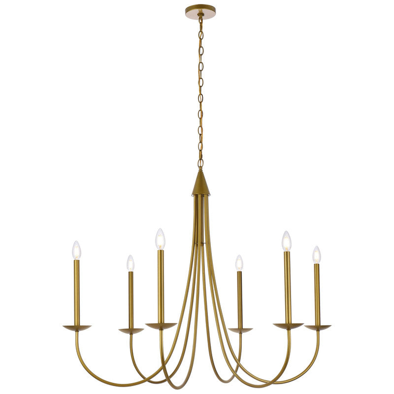 Elegant Lighting Cohen 6 Light 42" Chandelier