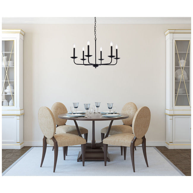 Elegant Lighting Cohen 6 Light 30" Chandelier