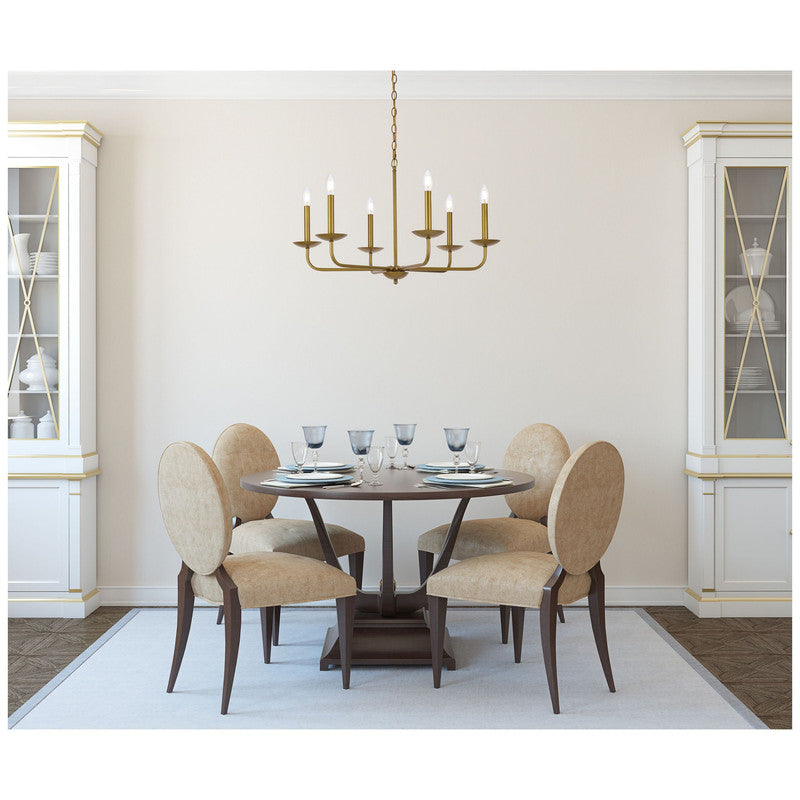 Elegant Lighting Cohen 6 Light 30" Chandelier