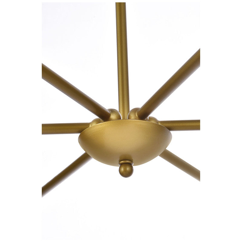 Elegant Lighting Cohen 6 Light 30" Chandelier