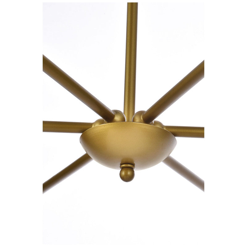 Elegant Lighting Cohen 6 Light 30" Chandelier