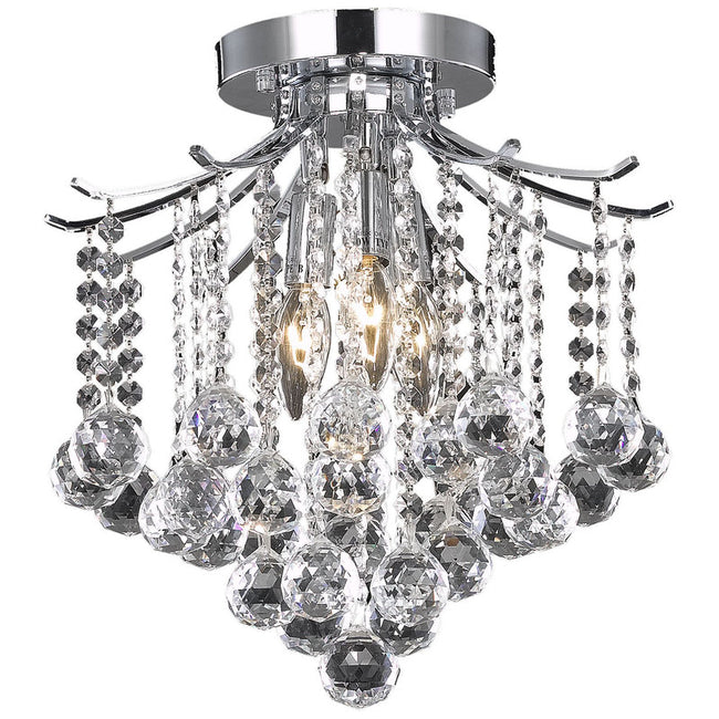 Elegant Lighting Amelia 3 Light 12" Flush Mount - LD8200F12