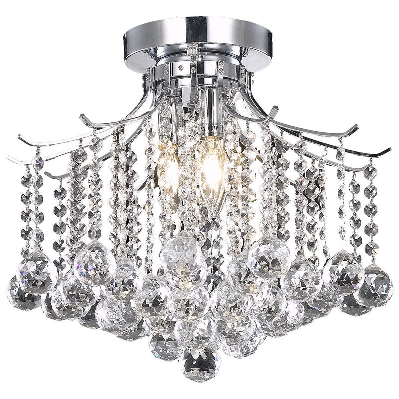 Elegant Lighting Amelia 3 Light 16" Flush Mount - LD8200F17