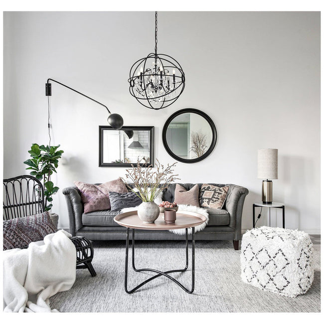 Elegant Lighting Cordelia 6 Light 26" Chandelier