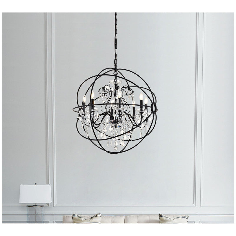 Elegant Lighting Cordelia 8 Light 32" Chandelier