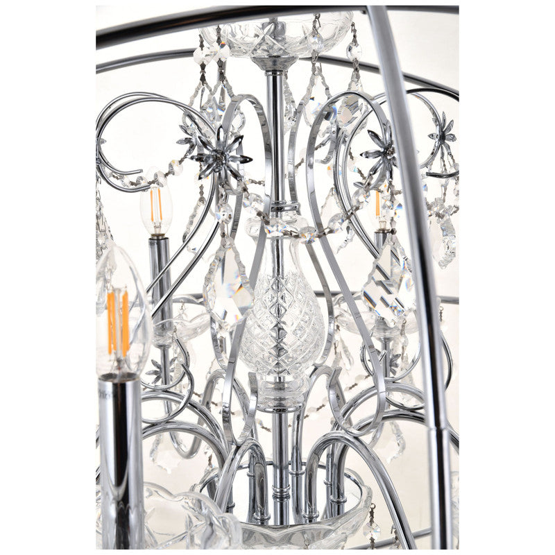 Elegant Lighting Cordelia 8 Light 32" Chandelier